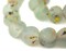 Super Jumbo Recycled Glass Beads - Beaded Wall Hangings - Extra Large African Sea Glass Beads 32-35mm - The Bead Chest (Rainbow Speckled)